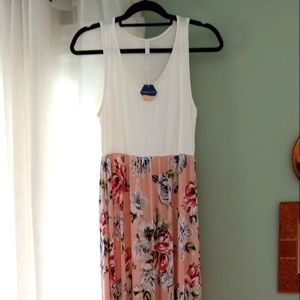 Pinkblush floral maxi dress
